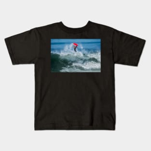 Bodyboarder in action Kids T-Shirt